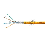 Кабель SkyNet Premium FTPнг-LSZH 4x2x0,51, низкое дымовыделение, нулевое содержание галогенов, медный, FLUKE TEST, кат.5e, однож., 305 м, box, оранжевый