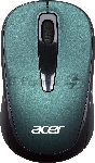 Мышь беспроводная Acer OMR135 зеленый, 1000 dpi, радиоканал, USB, кнопки - 3