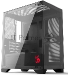 Компьютерный корпус Bloody BD-CC103 черный без БП mATX 7x120мм 1xUSB 2.0 1xUSB 3.0 audio bott PSU