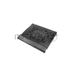 Подставка для ноутбука CROWN CMLC-1000 black&silver (до 15,6" 1 кулер 160мм, материал алюминий Вес 867 г Размер 339x294x49 мм)