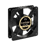 Вентилятор для корпуса ExeGate EX12025BAT черный, 120 мм, 2200 об/мин, 32 дБ