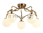 Светильник Ambrella light TR3212/5 GD/FR золото/белый матовый  E27*5 max 40W D560*302