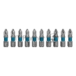 Бита Gross PH2х25мм, сталь S2, шестигр., 10 шт.