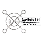 Решетка для вентилятора 40x40 ExeGate EG-040MR (40x40 мм, металлическая, круглая, никель)