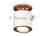 Светильник Ambrella Light XS7401140 SWH/PPG белый песок/золото розовое полированное MR16 GU5.3 (N7930, C7401, N7005)
