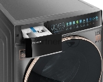Стиральная машина Weissgauff WM 58411 Direct Drive Inverter Premium Steam Grey серая, загрузка фронтальная 11кг, 1400 об/мин., класс: A+++, вид 3