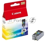 Картридж струйный CLI-36Color (1511B001) для Canon Mini Pixma 260, Цветной, 250 стр.