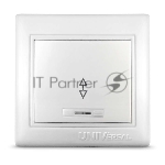 Выключатель проходной Rexant 1-кл. СП Севиль 10А IP20 с подсветкой белый UNIVersal С0125