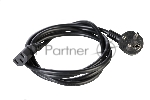 Шнур питания с заземлением IEC 60320 C13/EU-Schuko, 10А/250В (3x1,0), 5 м. (R-10-Cord-C13-S-5)