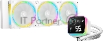 Система водяного охлаждения Deepcool LQ360 Ultra ARGB Soc-AM5/AM4/1200/1700/1851 белый 4-pin 38.71dB Al LCD 350W 1900gr Ret (R-LQ360-WHASMC-G-1), вид 12