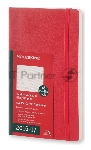 Еженедельник Moleskine ACADEMIC WKNT LGS 130х210мм датир.18мес 208стр. мягкая обложка красный