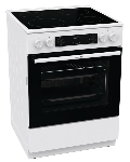 Плита электрическая Gorenje GEC6C40WD белый, конфорок 4 электрических, духовка 71 л, 60 см x 85 см x 60 см