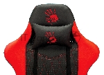 Кресло игровое A4Tech Bloody GC-870, черный/красный ромбик, эко.кожа, крестовина пластик
