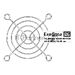 Решетка для вентилятора 60x60 ExeGate EG-060MR (60x60 мм, металлическая, круглая, никель)