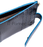 Картхолдер Piquadro Blue Square PP6843B2R/N черный, натуральная кожа, вид 6