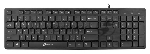 Клавиатура проводная Oklick 520M2U, USB, черный