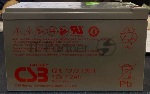 (Из ремонта, рабочий, гарантия 7 дней) Аккумулятор 12V 7.2Ah CSB GPL1272 F2FR (GPL1272 F2FR) огнестойкие