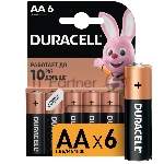 Батарейка DURACELL LR6-6BL BASIC (6/60/16800)