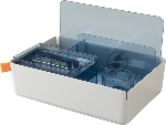 Короб для хранения Deli XDM33grey разборный 315x210x186мм серый пластик (упак.:1шт), вид 2