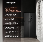 Холодильник Weissgauff WSBS 500 Inverter NoFrost Black двухкамерный 270/180л морозилка слева, No Frost, Side by Side, вид 14