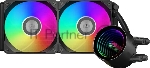 Система жидкостного охлаждения PCCOOLER DA240 V2, 240 мм, 2x120 мм, ARGB, 270 Вт