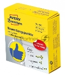 Этикетки Avery Zweckform 3861 250шт на листе диаметр 19мм/70г/м2/желтый самоклей. универсальная (упак.:1рул)
