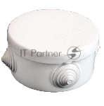 Коробка распределительная ОП d90х45 4 выхода 4 гермоввода IP54 крышка защелкивающаяся бел. Epplast 140141