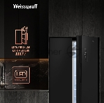 Холодильник Weissgauff WSBS 500 Inverter NoFrost Black двухкамерный 270/180л морозилка слева, No Frost, Side by Side, вид 15