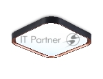 Потолочный светодиодный светильник Ambrella light FZ1265 BK/PGD черный/золото розовое 18W 5000K 250*250*60 (Без ПДУ)