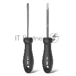 Набор отверток Deli Home Series HT1002 2шт SL5x100+PH1x100 Эксклюзивный дизайн. Рукоятка из высококачественного софттач пластика
