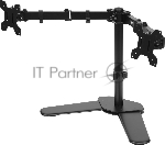 Кронштейн для мониторов ЖК Buro M042 черный 17"-27" макс.8кг настольный поворот и наклон