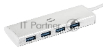 USB-концентратор Digma HUB-4U3.0-UC-S, USB-C, USB 3.0 4 порта, USB