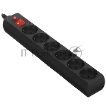 Сетевой фильтр Buro 600SPro-16-3-G 3м (6 розеток) графитовый (коробка)
