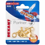 Наконечник кольцевой Rexant ø6.2 мм, 0.5-0.8 мм², НК 6-0,5-0,8/DJ431-6A, в упак. 10 шт.