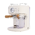 Кофеварка рожковая Maunfeld MF-737BG PRO бежевый, исп. кофе - молотый, 1.5 л, 1250 Вт, 15 Бар.
