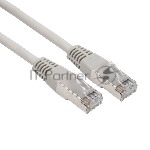 Пaтч-корд F/UTP Rexant, cat.6, RJ45-RJ45, экранированный, PVC серый, 0,5м