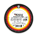 Изолента ПВХ Kranz 0.13х15 мм, 25 м, белая (5 шт./уп.)