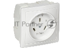 Розетка 1-м СП Рпл11-К 32А IP20 разборная для плиты с заземл. белый IEK ERP11-032-K01