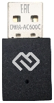 Сетевой адаптер WiFi Digma DWA-AC600C AC600 USB 2.0 (ант.внутр.) 1ант. (упак.:1шт)
