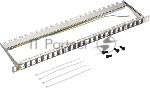 Патч-панель наборная Lanmaster LAN-PPC24OK-STP 19" 0,5U 24xRJ45 STP