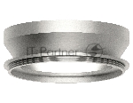 Насадка для корпуса светильника N8907 MCH хром матовый D85*H30mm Out25mm GX53