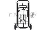 Тележка Рыжий кот BX-25ZP-2 черная, металл. колеса, до 25 кг, вид 2