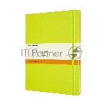 Блокнот Moleskine CLASSIC QP090C2 XLarge 190х250мм, 192 страниц, линейка, твердая обложка, лайм