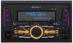 Автомагнитола Prology PRM-120, 2 DIN, Bluetooth, USB Type-A, AUX, пульт ДУ