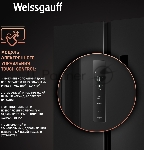Холодильник Weissgauff WSBS 500 Inverter NoFrost Black двухкамерный 270/180л морозилка слева, No Frost, Side by Side, вид 17
