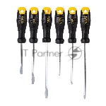Набор отверток Deli DL620006 6шт SL5x75 + SL5x100 + SL6x150 + PH1x75 + PH1x100 + PH2x150