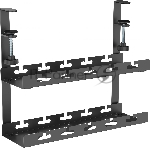 Кабель-канал Cactus CS-CM-400-2BK для столов 40x13.4x34.2 см черный