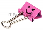 Зажимы Deli 8486 smile 25мм ассорти (упаковка: 48шт) пластиковая туба, вид 8