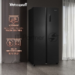 Холодильник Weissgauff WSBS 500 Inverter NoFrost Black двухкамерный 270/180л морозилка слева, No Frost, Side by Side, вид 18