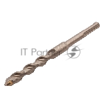 Бур по бетону Denzel двойная спираль, Cobalt W-tip, 16x160 мм, SDS PLUS